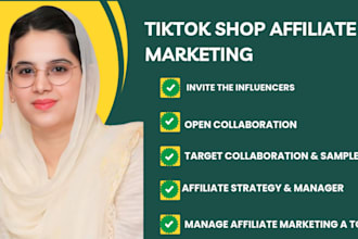 setup tiktok shop, manage tiktok shop, affiliate marketing