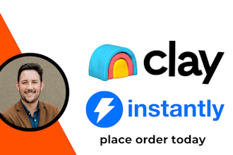 verified b2b email leads with clay com and instantly ai, lead gen campaign