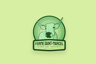 design aesthetics ferme saint marcel logo