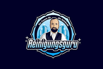 create a distinctive professional logo for the cleaning