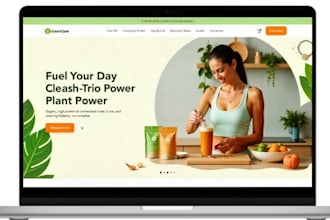 build organic plant based protein shopify store high vegan protein food website