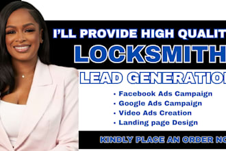 locksmith lead locksmith facebook ad locksmith google video ad locksmith website