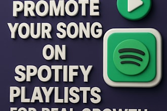 promote your song on spotify playlists for real growth