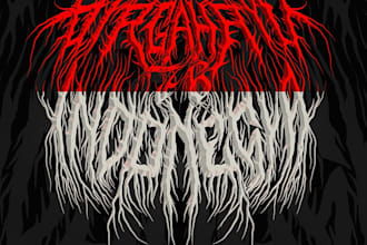 design a metal band logo