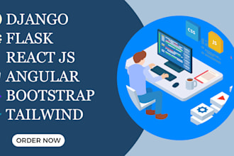 develop and design full stack django web applications