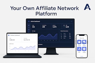 build CPA network website with offerwall system