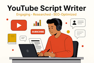 research and write an engaging and compelling script for your youtube video