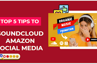do organic soundcloud amazon music social media promotion