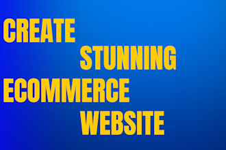 create a stunning ecommerce website in 24hours