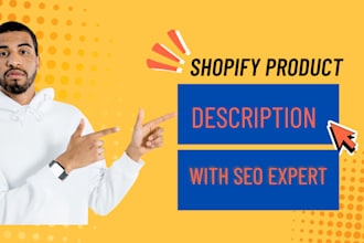 do expert write shopify product description with seo