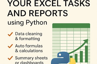 automate excel reports and tasks using python