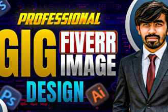 create attractive fiver gig images design