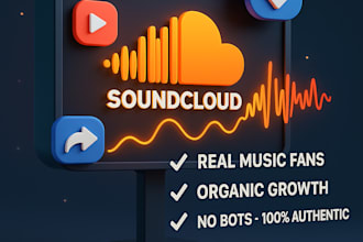 organically promote your soundcloud track to real music fans