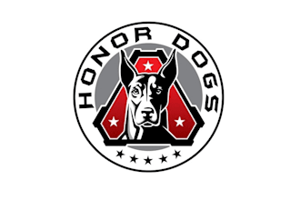 design representing world heroic dogs logo