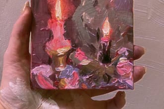 paint a real oil painting on canvas with free shipping