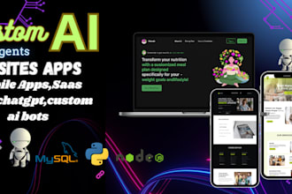 develop all kinds of websites and apps, ai website, ai bots