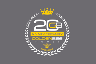 design elegant regal anniversary luxury home renovation firm logo