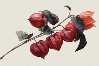 paint botanical and scientific illustrations