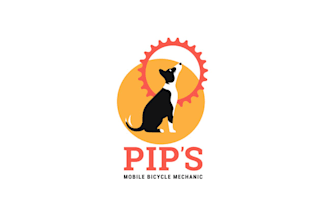 design vibrant mobile bicycle mechanic logo