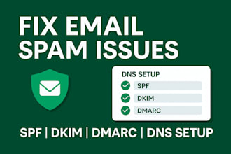 improve email deliverability with spf dkim dmarc dns setup