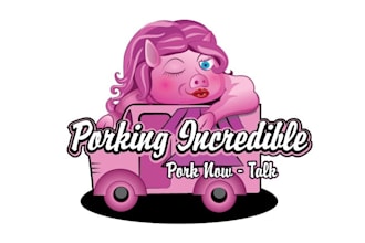 design high definition BBQ food truck logo