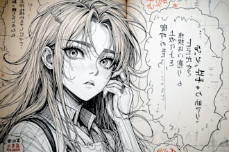 make a comic and stylized art of character design for you
