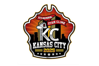 design awesome memorial stair climb logo