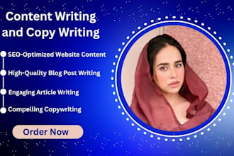 be your SEO content writer for web blogs and articles