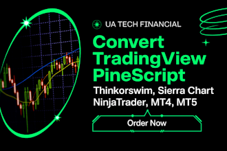 convert tradingview pinescript to thinkorswim, sierrachart, ninjatrader, mt4 mt5