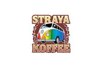 design popular tea coffee brand logo