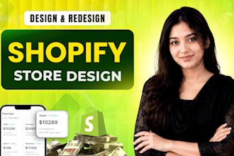 build shopify store design redesign, shopify website, shopify dropshipping store