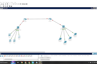 network simulation cisco packet tracer gns3 eve ng  realted tasks
