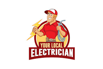 design modern electrical company logo