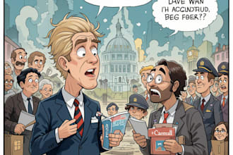 create political and editorial cartoons