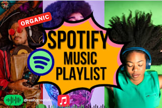 do spotify music promotion music playlists and real streams growths