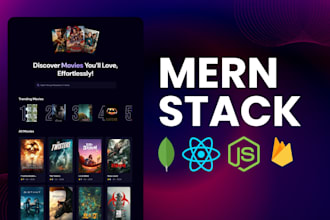 do mern stack website creation as a full stack web developer