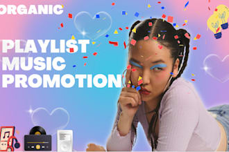 promote your music with playlist pitching organic placement, dance video and ads