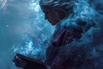 design fantasy book cover, thriller book cover design