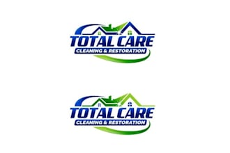 design spotless care cleaning restoration brand logo