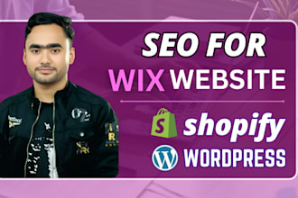 help your wix, shopify, or wordpress website rank higher on google