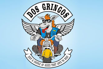 make best quality harley davidson logo with motorcycle club