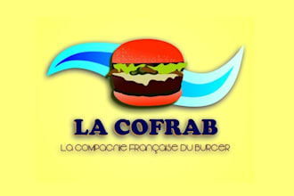 design extraordinary burger food truck logo