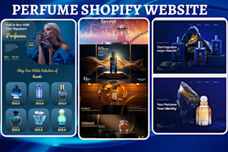 design perfume website fragrance store cologne  website perfume store