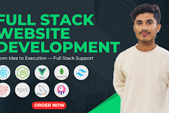 build full stack web apps using laravel, livewire, react, nextjs, and vue