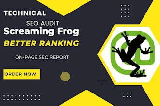 do screaming frog SEO audit and website analysis
