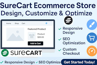 design customize and optimize your surecart ecommerce store