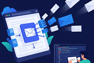 set up SMTP email functionality for your PHP, laravel, or custom website