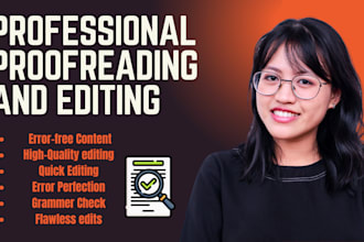 proofread and edit your content to perfection with a professional touch