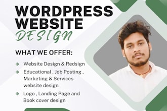 build fast and responsive wordpress website in 24 hrs