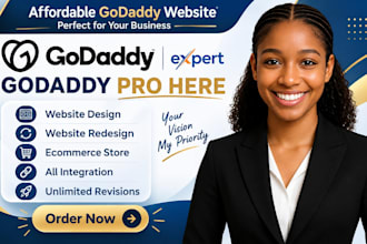 develop godaddy website design godaddy website redesign godaddy